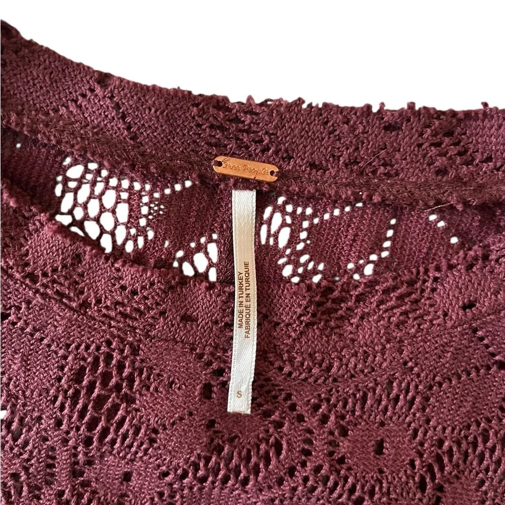 Free People In The Meadow Lace Top in Port Royal, Size Small
